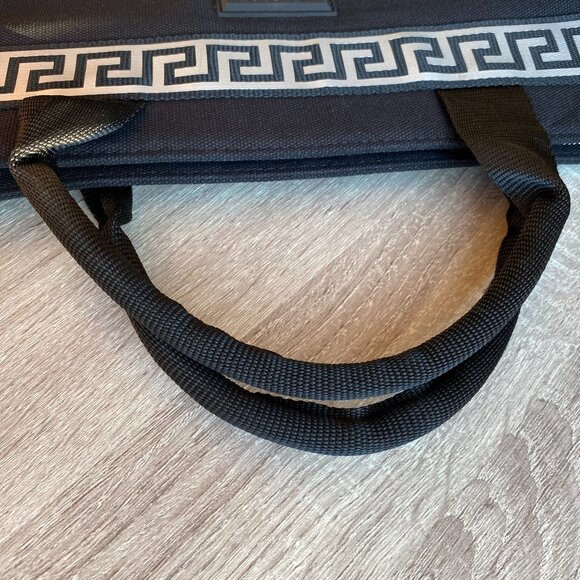 Versace Fragrance Black & Silver Unisex Tote Bag - Picture 11 of 14
